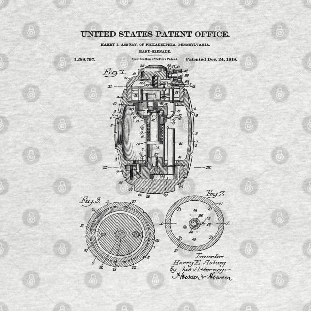 Hand Grenade Patent Black by Luve